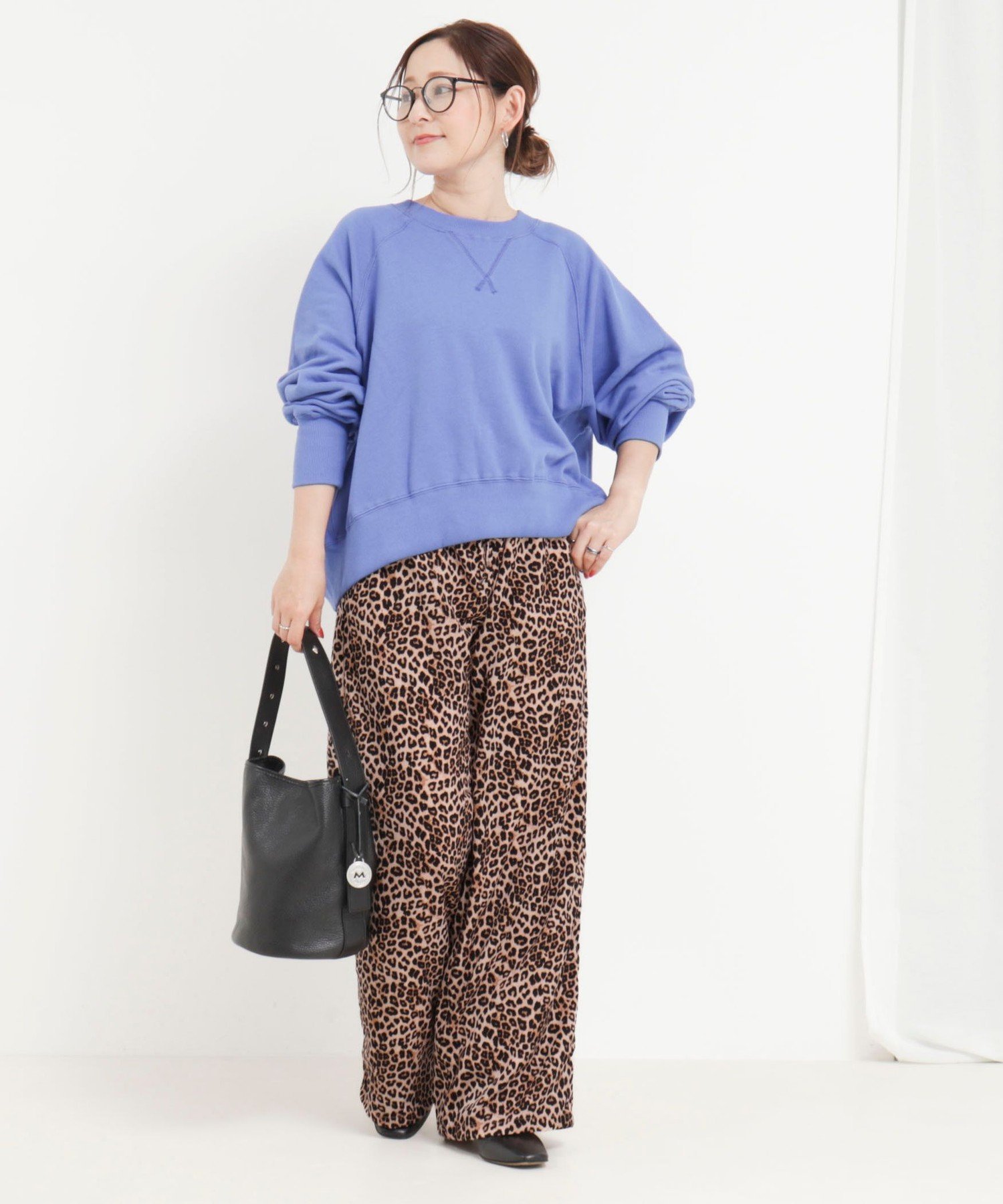【SALE／40%OFF】fredy couleur 裾ドロストレオパード柄パンツ フレディ アンド グロスター パンツ その他のパンツ ブラウン ベージュ【送料無料】