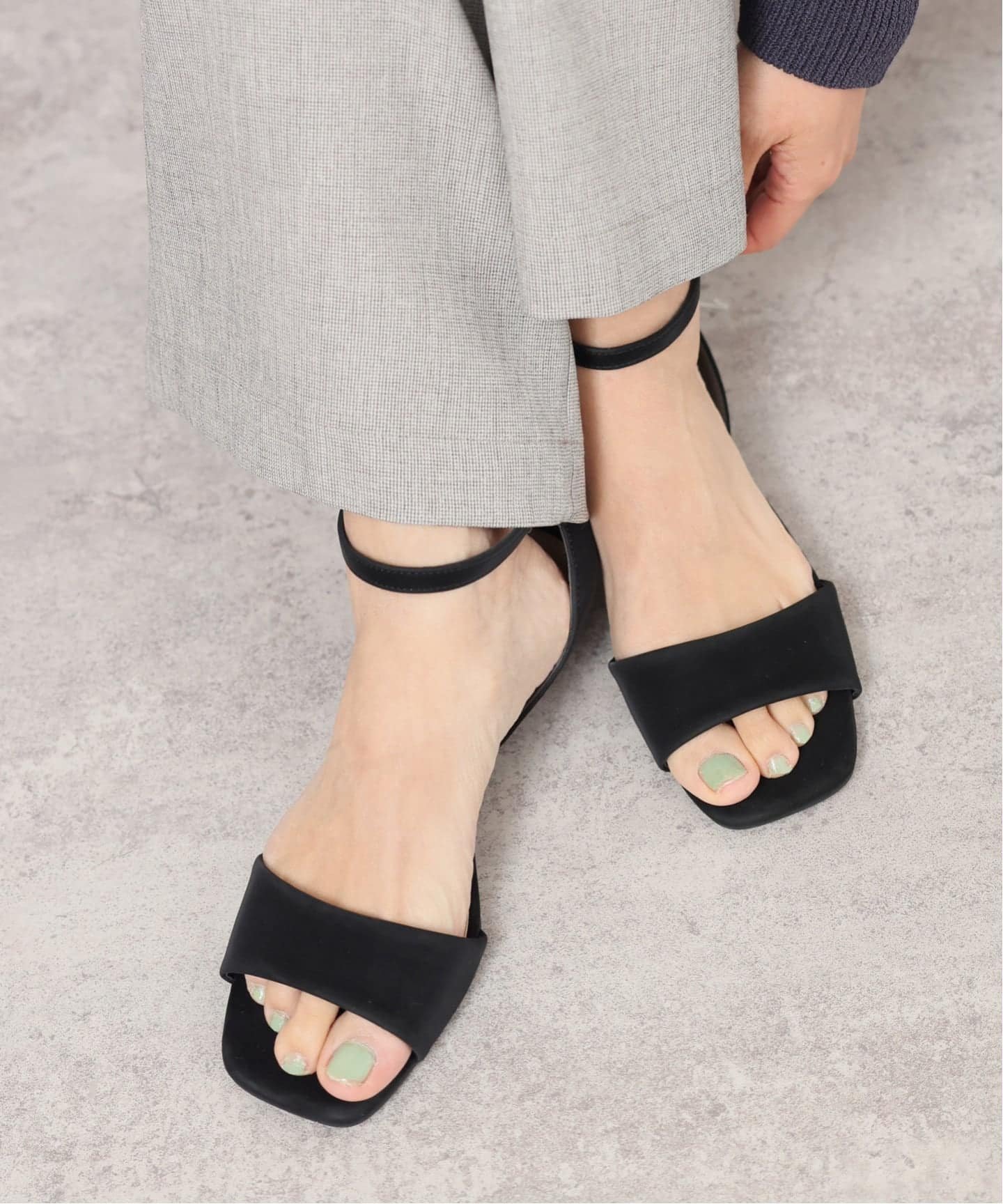 【SALE／30%OFF】JOURNAL STANDARD relume RELUME アンクルストラップサンダル ジャーナル スタンダード レリューム シューズ・靴 サンダル ブラック ブラウン【送料無料】