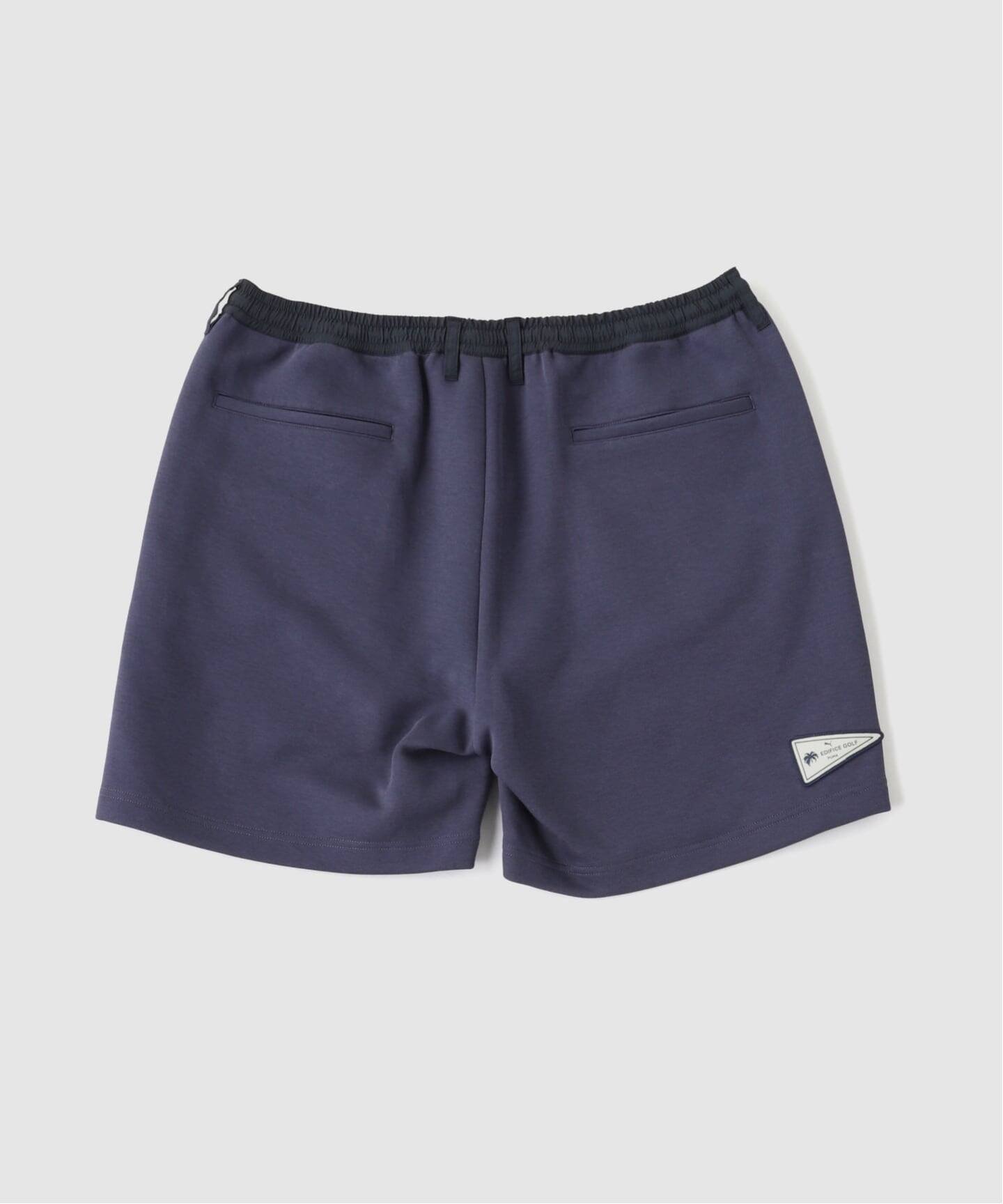 EDIFICE PUMA GOLF x EDIFICE GOLF パームロゴショーツ エディフィス パンツ その他のパンツ ホワイト ネイビー【送料無料】