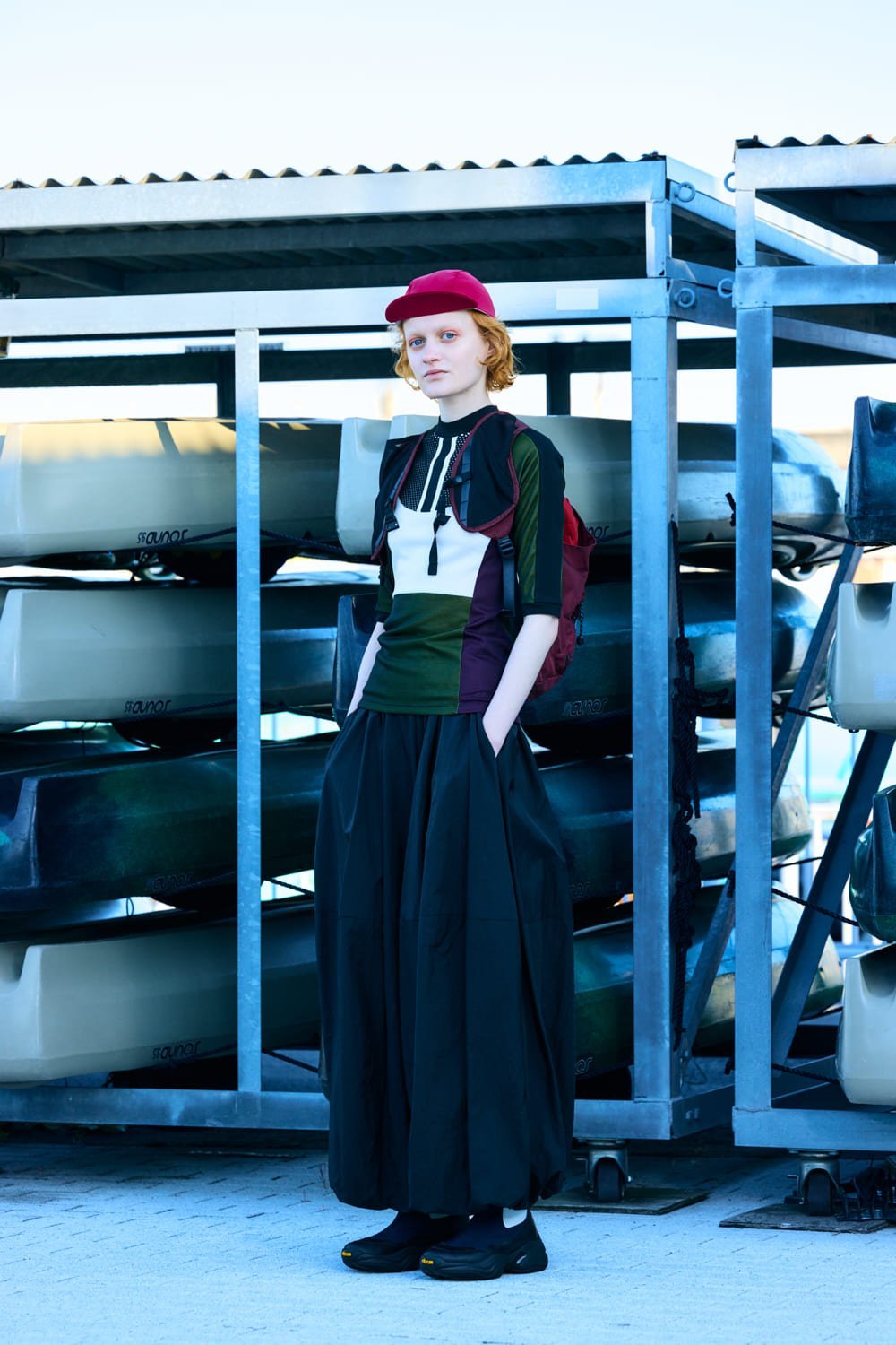 nagonstans balloon skirt pants ナゴンスタンス パンツ スラックス・ドレスパンツ ブラック
