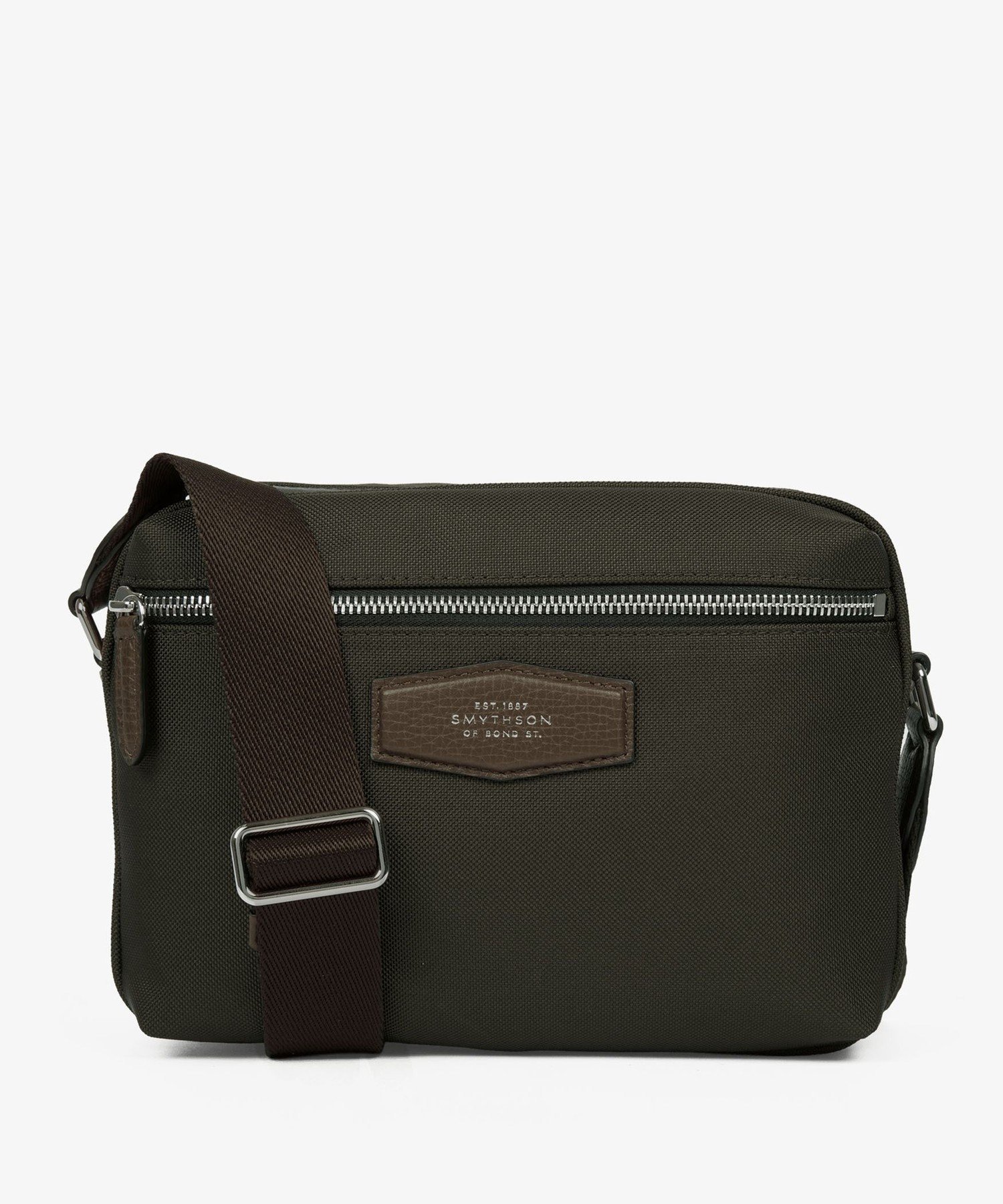 SMYTHSON Crossbody Pouch in Norton Canvas スマイソン バッグ ボディバッグ・ウエストポーチ ブラック【送料無料】