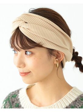 BEAMS BOY BEAMS BOY / リブヘアバンド ビームス ウイメン 帽子/ヘア小物 帽子その他 ブルー グレー ブラック ブラウン ベージュ カーキ ピンク ホワイト レッド