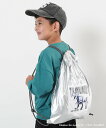 【SALE/25%OFF】devirock 最強王図鑑コラボ メタリック ナップサック バッグ リュックサック デビロック バッグ リュック・バックパック シル...