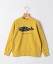 SHIPS KIDS ARCH&LINE:110~145cm / オーガニック コットン プルオーバー シップス トップス スウェット・トレーナー イエロー グ...