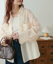 Discoat 【WEB限定】テンセルビッグシャツブルゾン ディスコート トップス シャツ・ブラウス ピンク ブラック ホワイト グレー【送料無料】(4)