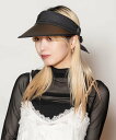 CA4LA NOIRE カシラ 帽子 サンバイザー ホワイト ブラック【送料無料】