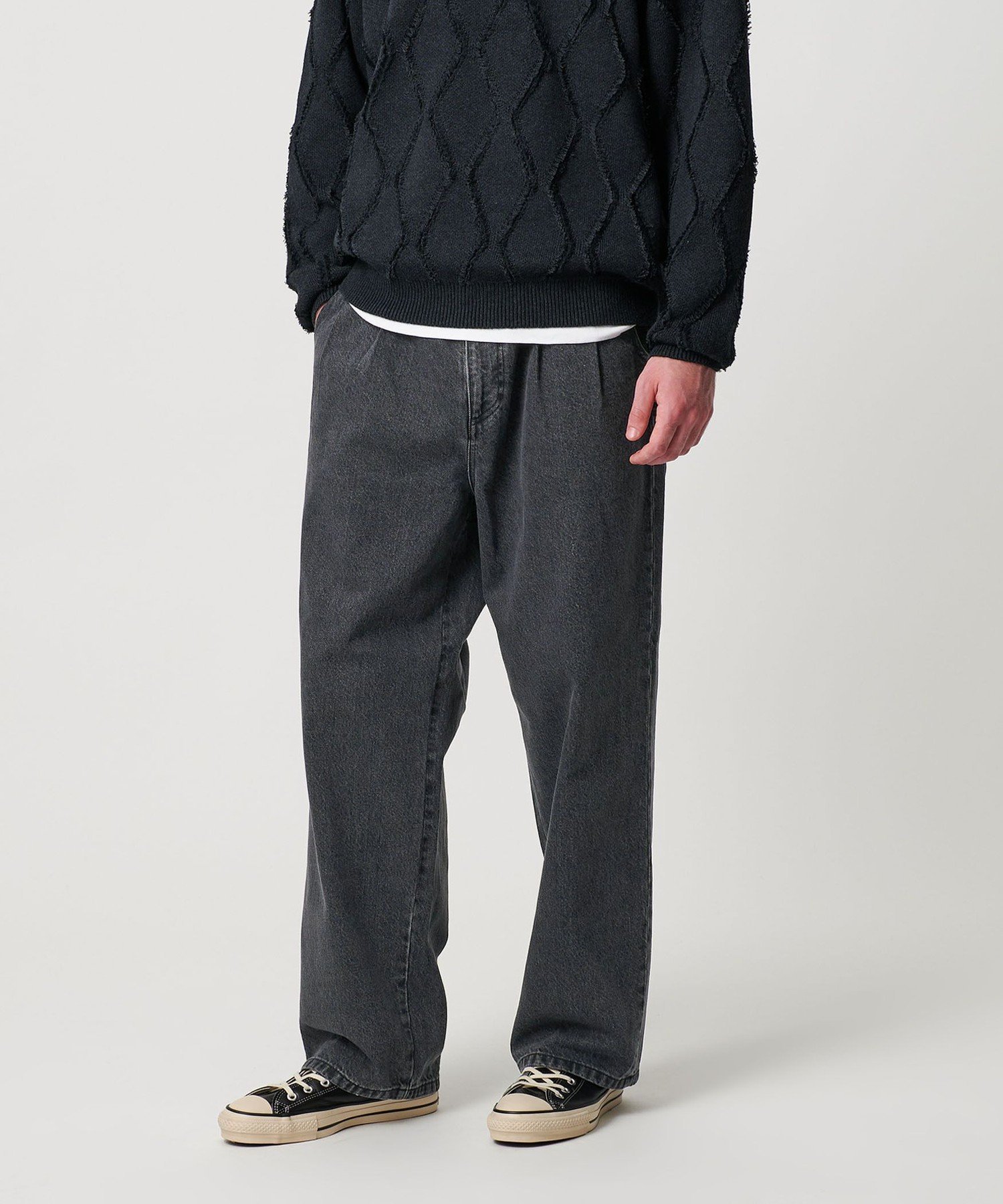 【SALE／35%OFF】BEAUTY&YOUTH UNITED ARROWS オゾン ウォッシュ デニム パンツ NO.9 ビューティー＆ユース　ユナイテッドアローズ パンツ その他のパンツ ブルー ブラック【送料無料】
