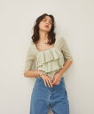【SALE/70%OFF】EMMEL REFINES <EMMEL REFINES>EM ティアードフリル 2WAY Tシャツ ユナイテッドアローズ アウトレッ...
