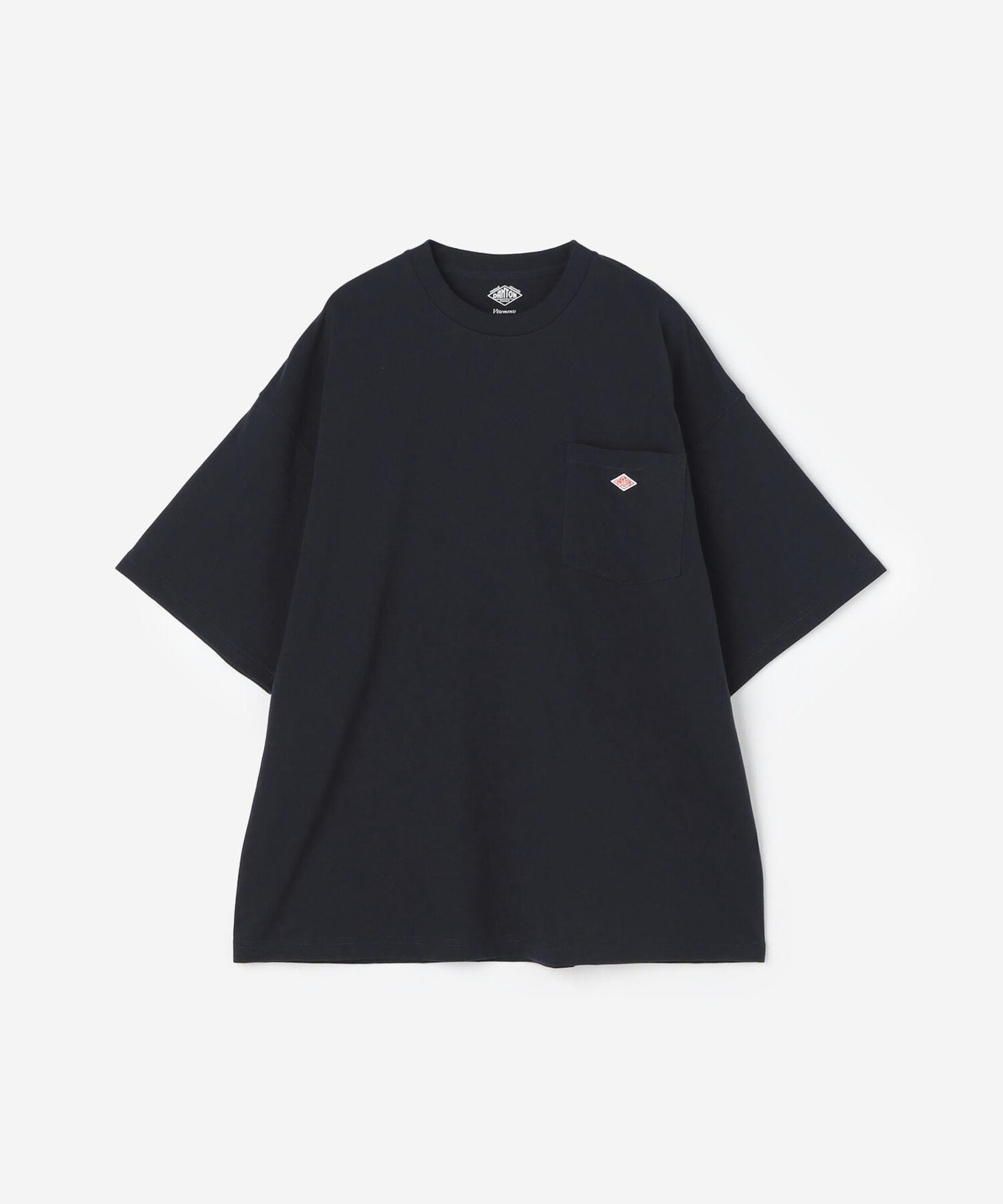 Bshop DANTON ｜ クルーネック 半袖ポケットTシャツ SOLID MEN ビショップ トップス カットソー・Tシャツ ネイビー ホワイト ブラック【送料無料】