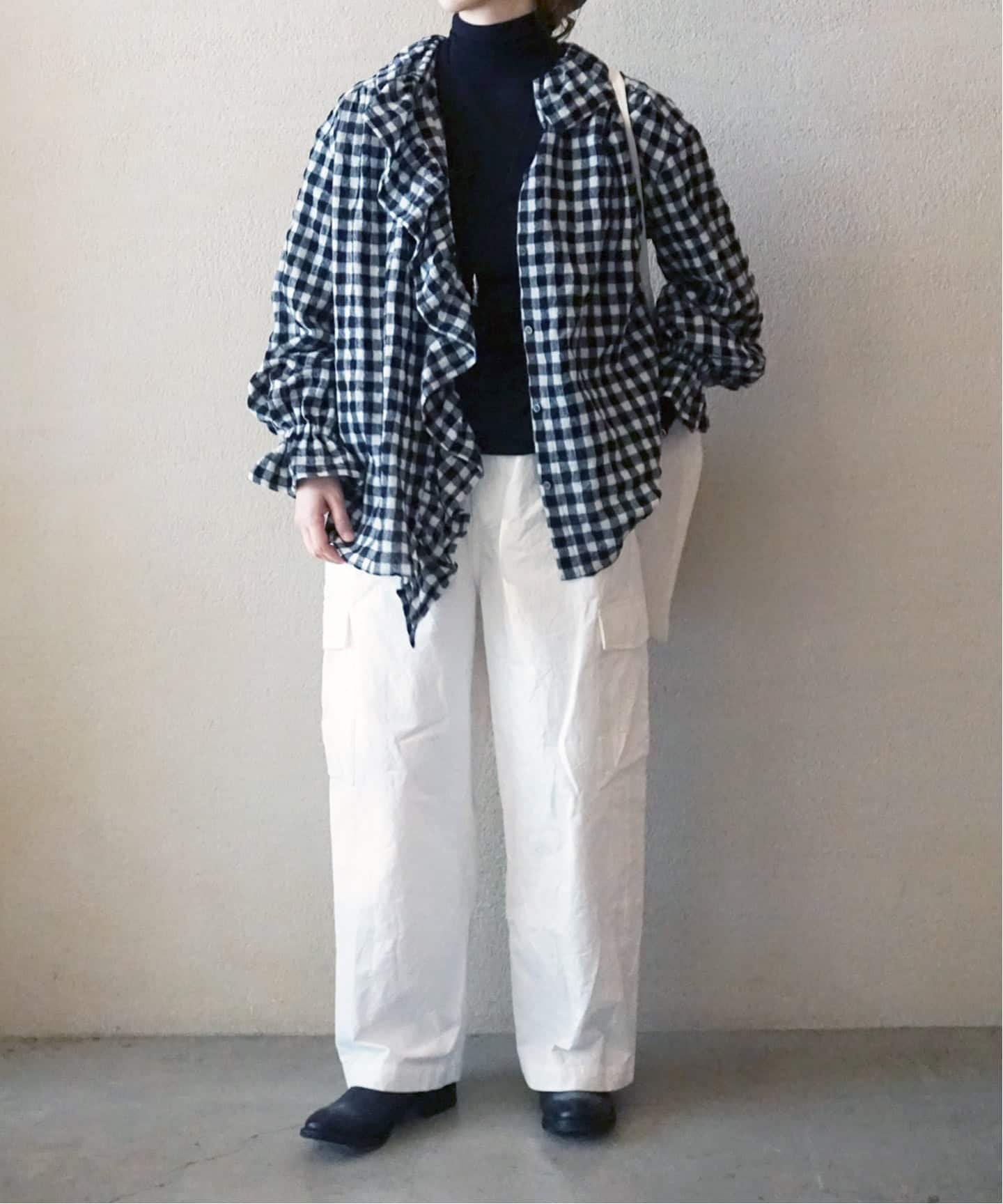 journal standard luxe 《予約》コウミツドツイル スティックパンツ ジャーナルスタンダード ラックス パンツ その他のパンツ カーキグリーン ホワイト