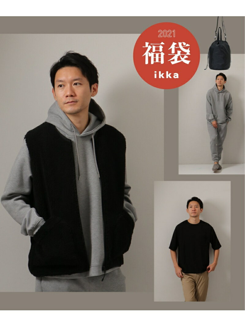 ikka 【2021年福袋】WEB限定 ikkaメンズ 福袋C イッカ 福袋・ギフト・その他 福袋 レッド【送料無料】