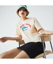 LACOSTE 『Made in France』オーガニックコットンTシャツ ラコステ カットソー Tシャツ ホワイト ネイビー【送料無料】