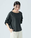 【SALE/30%OFF】BEAMS HEART WOMEN タックスリーブ プルオーバー ビームス ハート トップス カットソー・Tシャツ ブルー パープル グレー ホワイト