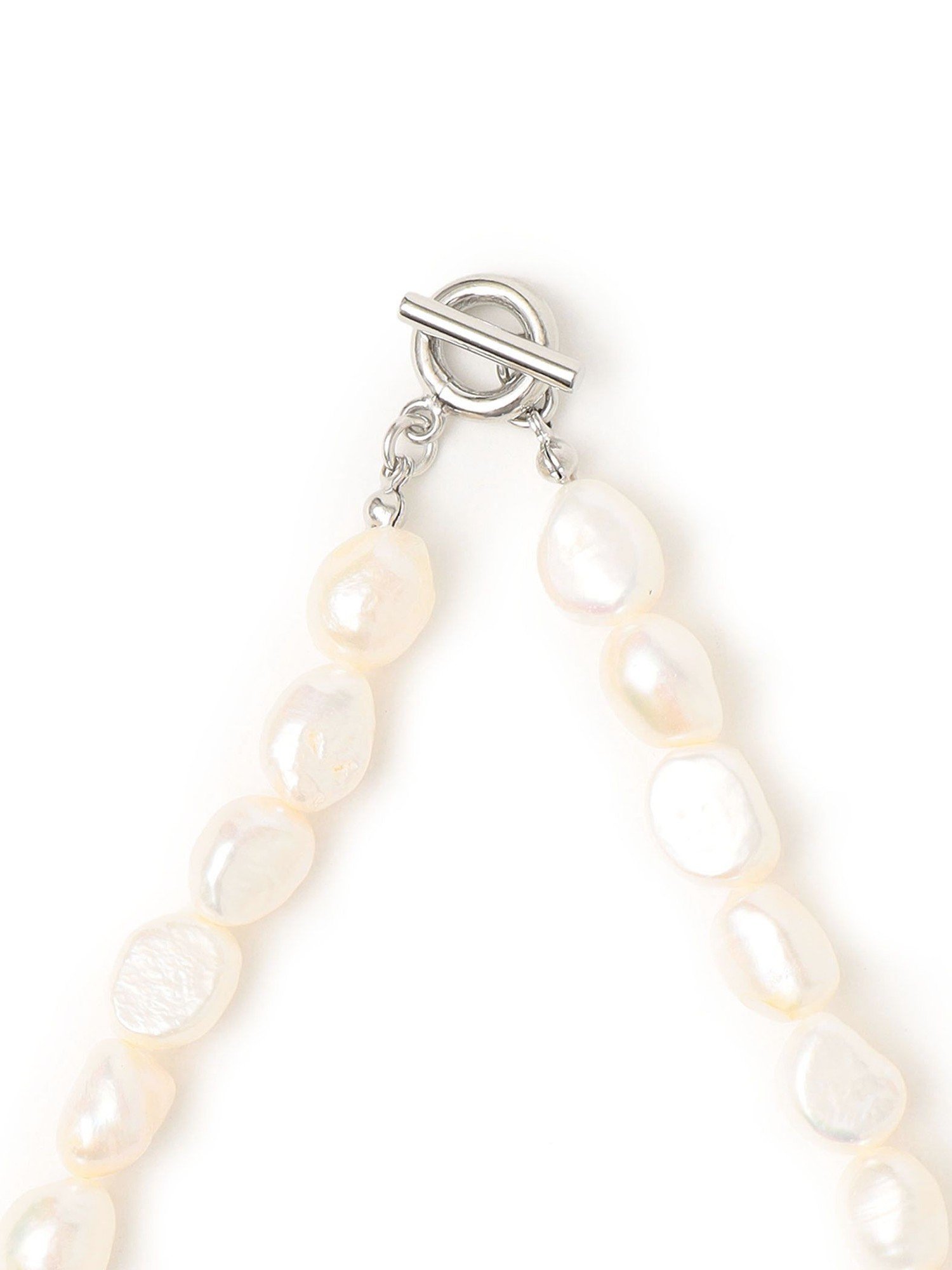 SHIPS WOMEN 淡水パールマンテルネックレス 40cm シップス アクセサリー・腕時計 ネックレス ホワイト【送料無料】