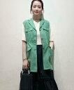【SALE/70%OFF】URBAN RESEARCH ITEMS ミリタリーベスト アーバンリサーチアイテムズ トップス ベスト・ジレ ホワイト ブラック(4)