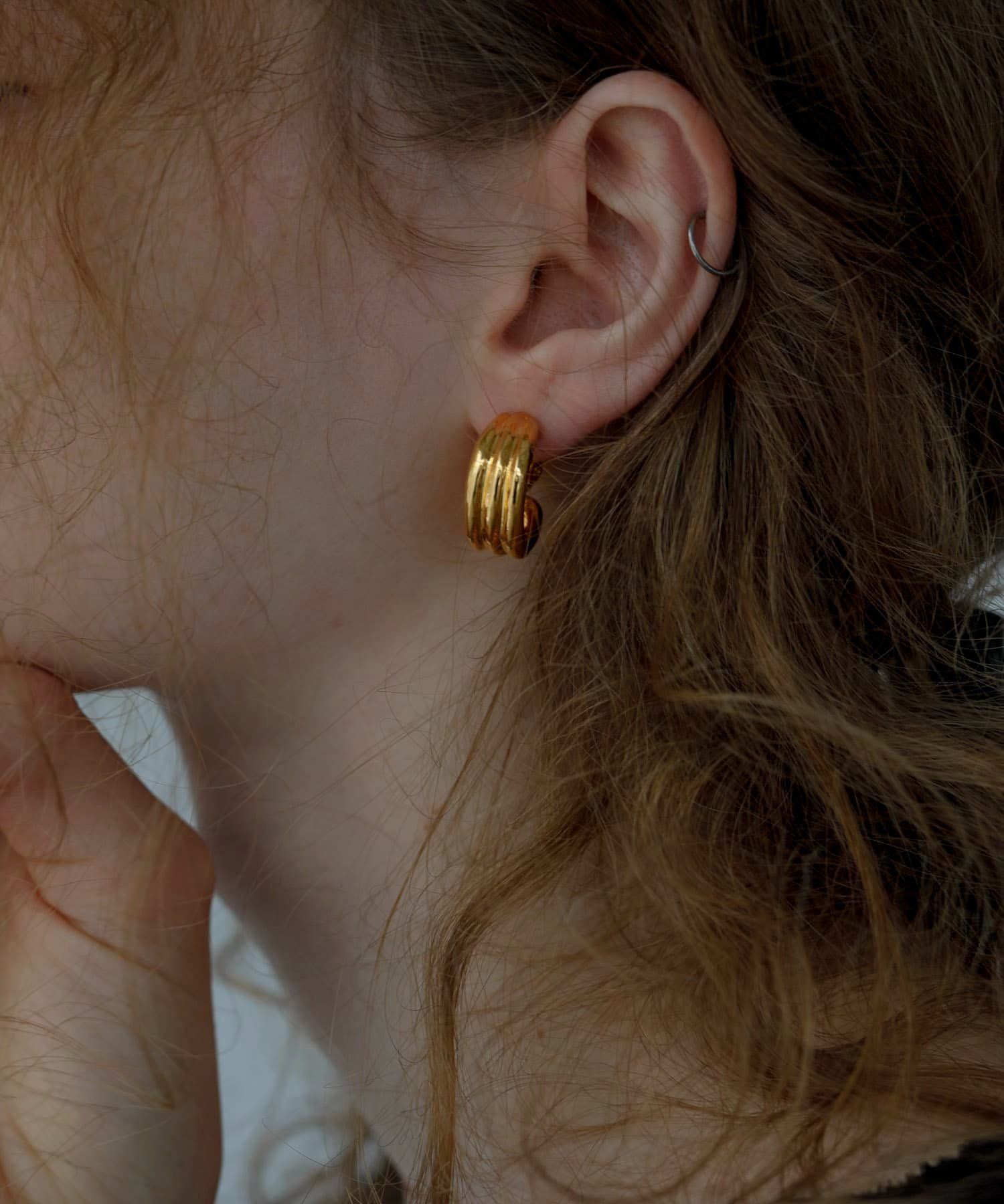 URBAN RESEARCH IRIS47 vif earring アーバンリサーチ アクセサリー・腕時計 イヤリング・イヤーカフ ゴールド シルバー