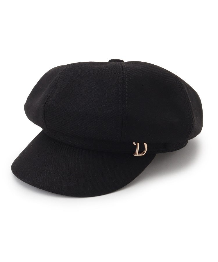 Grandedge イニシャルハット キャスケット Dバックル エスペランサ 帽子 その他の帽子 ブラック ホワイト ベージュ