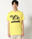 DSQUARED2 T-SHIRT ディースクエアード トップス カットソー・Tシャツ イエロー ホワイト レッド【送料無料】