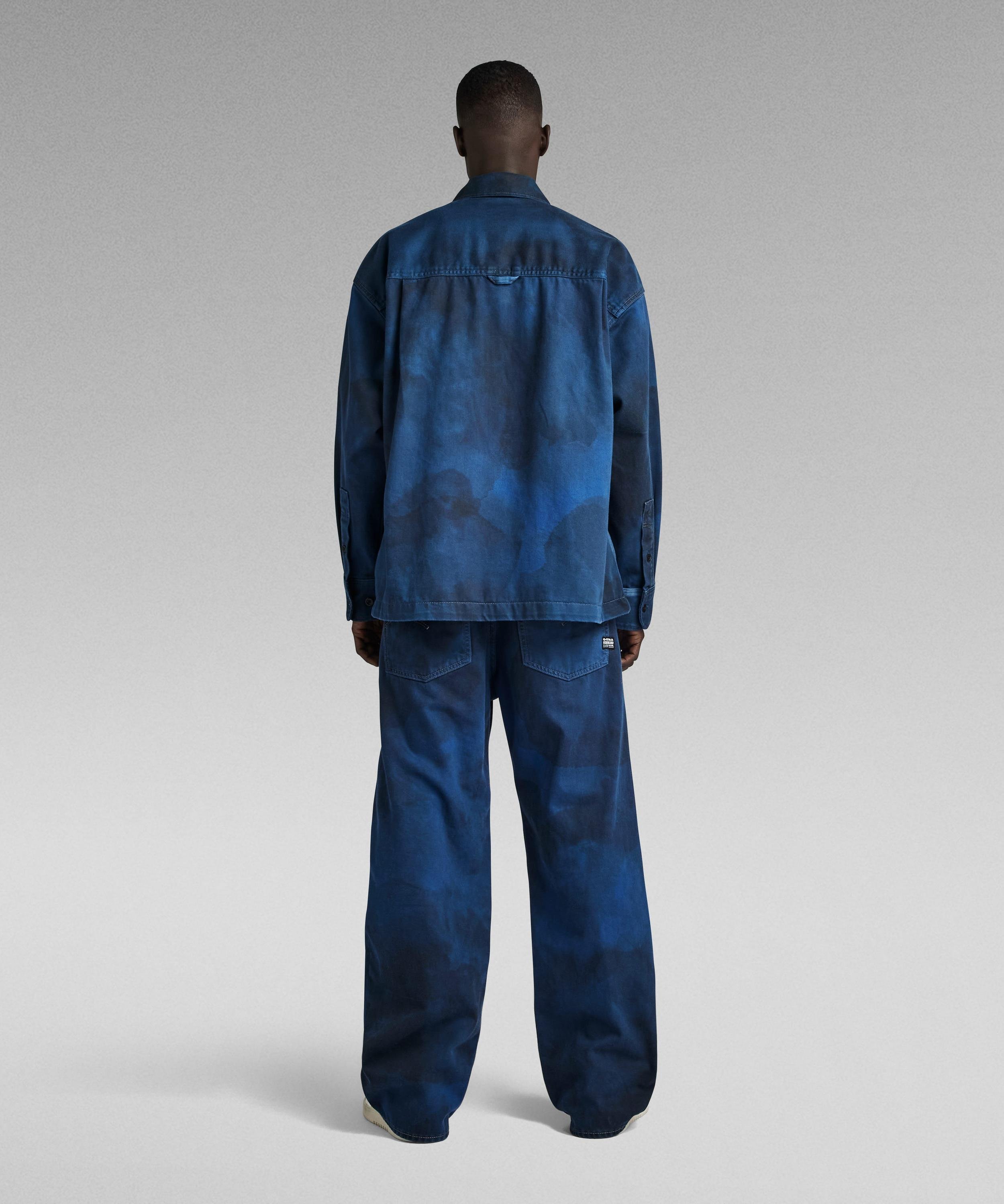 【公式ショップ】TYPE 96 LOOSE JEANS/ワイドストレート/ルーズデニムパンツ/セットアップ可能 ジースターロゥ パンツ ジーンズ・デニムパンツ ブルー