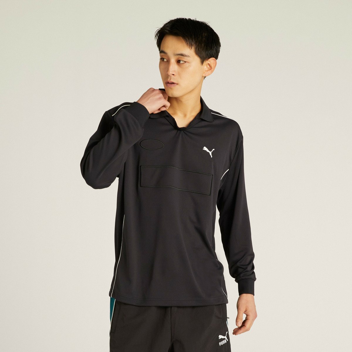 【SALE／30%OFF】PUMA ユニセックス ワードローブ ESS+ フットボール パイピング 長袖 シャツ プーマ トップス カットソー・Tシャツ【送料無料】