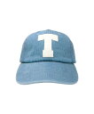 TMT BASEBALL COTTON DENIM TWILL CAP ティーエムティー 帽子 キャップ ブラック ネイビー【送料無料】