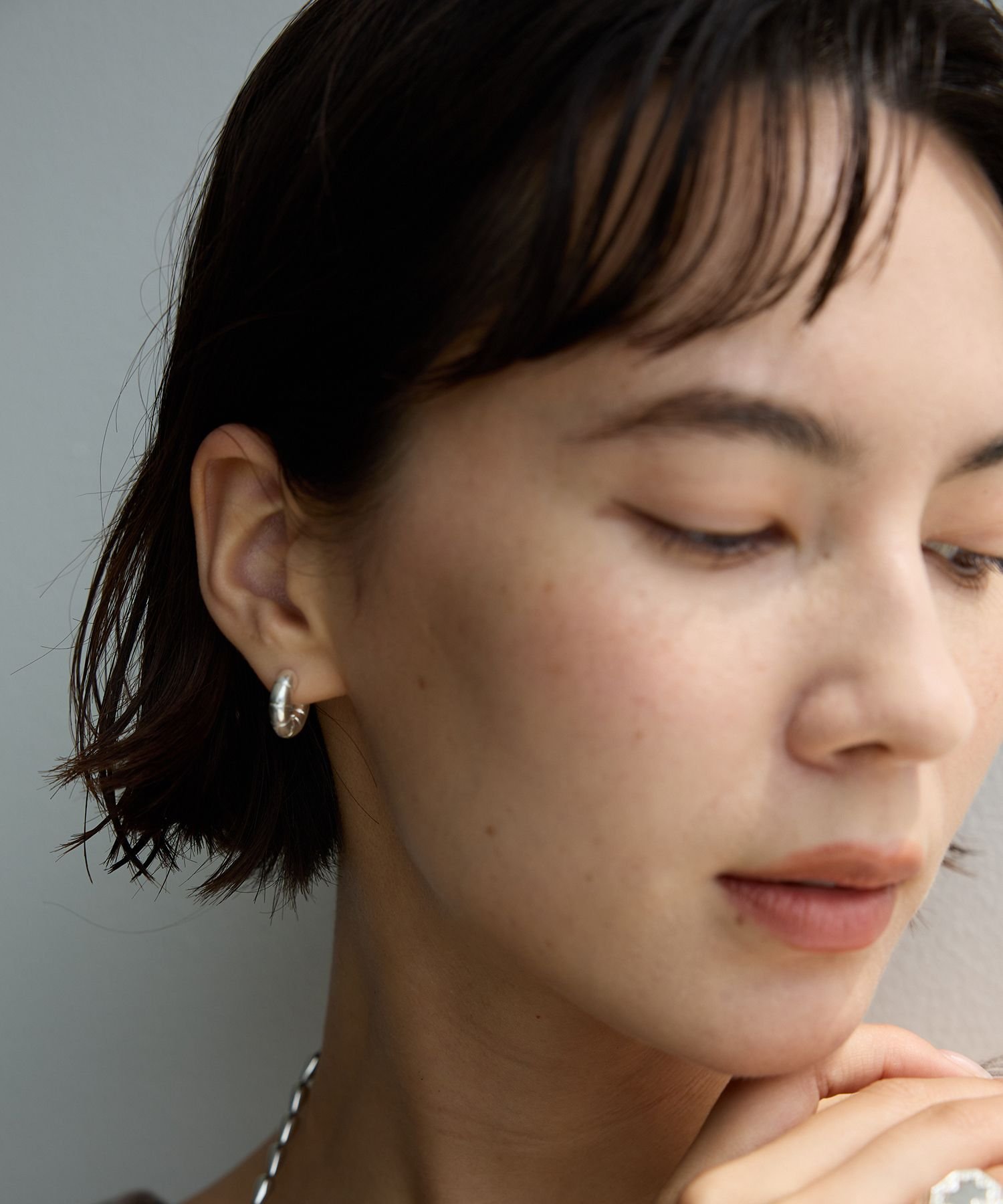 【SALE／30%OFF】BABYLONE 【ADRAR】HOOP EARRING バビロン アクセサリー・腕時計 ピアス シルバー【送料無料】