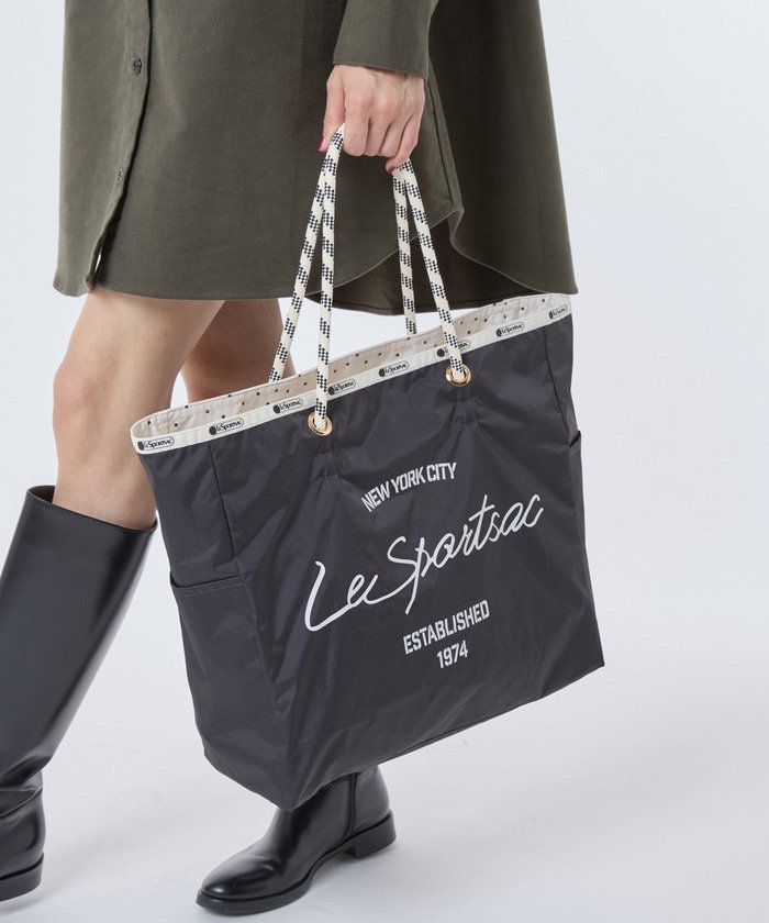 【公式】レスポートサック トートバッグ 1113FB12 LeSportsac レスポートサック バッグ トートバッグ グレー