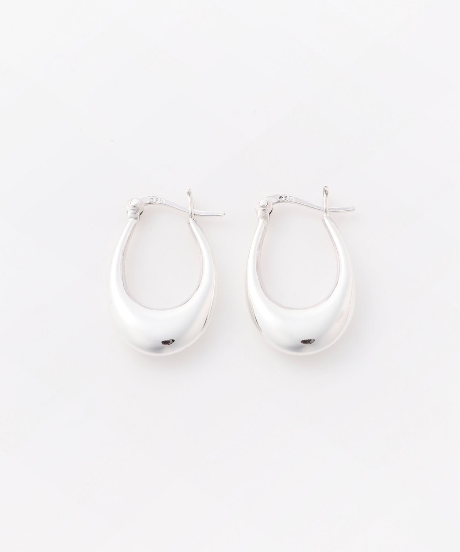 SCALABLANCHE SCALABLANCHE/(W)オーバルラウンドピアス(SV925) スカラ アクセサリー・腕時計 ピアス シルバー【送料無料】
