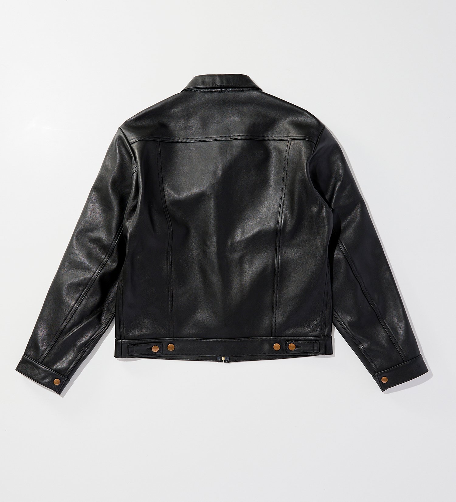 Wrangler Wrangler 24MJZ LEATHER【ゴートレザー】/ジャケット エドウインオンラインモール ジャケット・アウター その他のジャケット・アウター ブラック【送料無料】