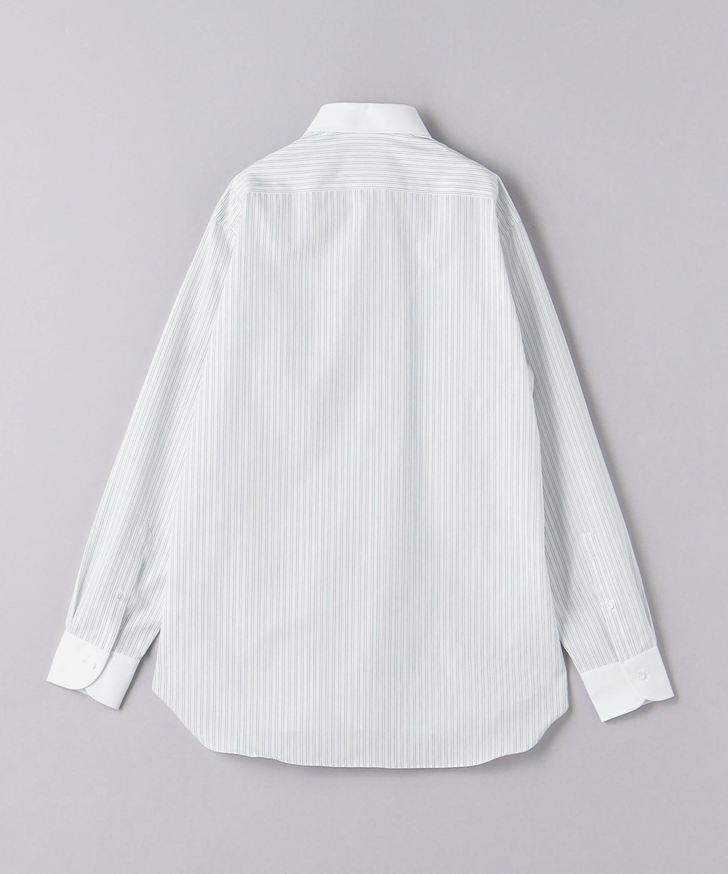 【SALE／50%OFF】UNITED ARROWS イージーケア AG ダブルストライプ セミワイド クレリックカラーシャツ -抗菌防臭- ユナイテッドアローズ アウトレット トップス シャツ・ブラウス ブラック【送料無料】