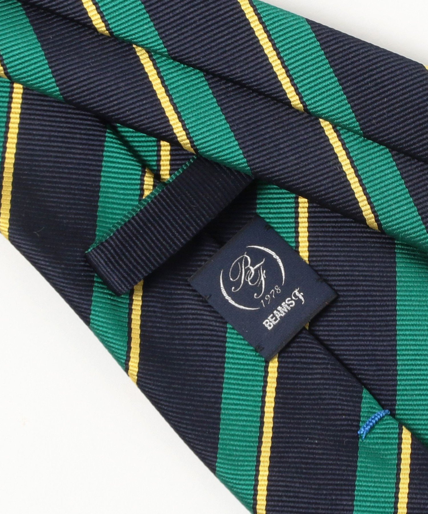 BEAMS F シルク ストライプ ネクタイ ビームス メン スーツ・フォーマル ネクタイ・蝶ネクタイ ネイビー【送料無料】