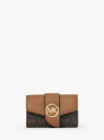 MICHAEL KORS GREENWICH ジップ キーリングケース エクストラスモール - MKシグネチャー マイケルコース マイケル・コース 財布・ポーチ...