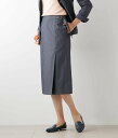 【SALE/45%OFF】NEWYORKER WOMEN L-SIZE 【L】【ウォッシャブル】TRADITIONAL SPIRITS ストレッチデニム ラップ風スカート ニューヨーカー エルサイズ スカート その他のスカート ネイビー【送料無料】