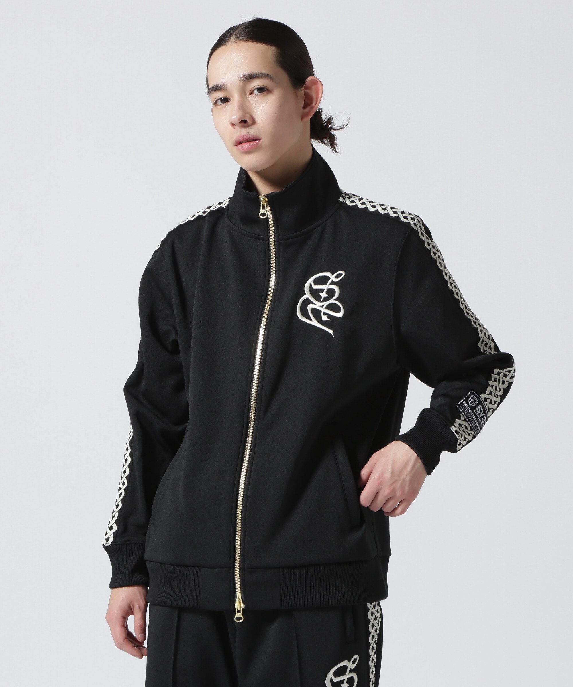 ROYAL FLASH SY32 by SWEETYEARS/collection R TRACK JACKET ロイヤルフラッシュ トップス パーカー フーディー ブラック【送料無料】