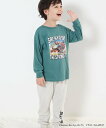 【SALE/19%OFF】devirock 最強王図鑑コラボ どっちも前 蓄光 バトルアート ルームウェア デビロック インナー・ルームウェア パジャマ グリー...