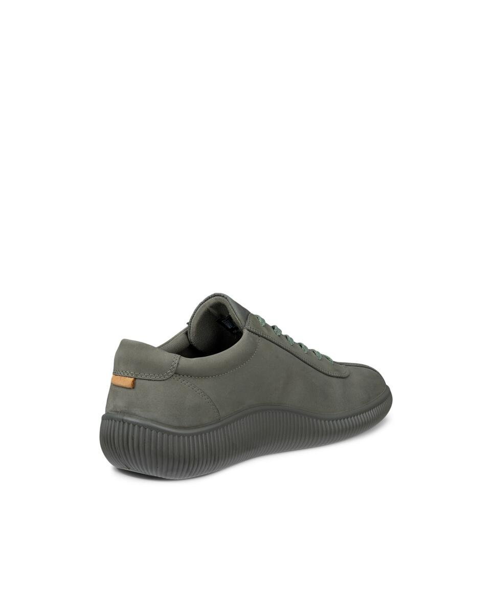 【SALE／20%OFF】ECCO ECCO 快適 やさしい履き心地 SOFT ZERO メンズ 本革 スニーカー エコー シューズ・靴 スニーカー グリーン【送料無料】