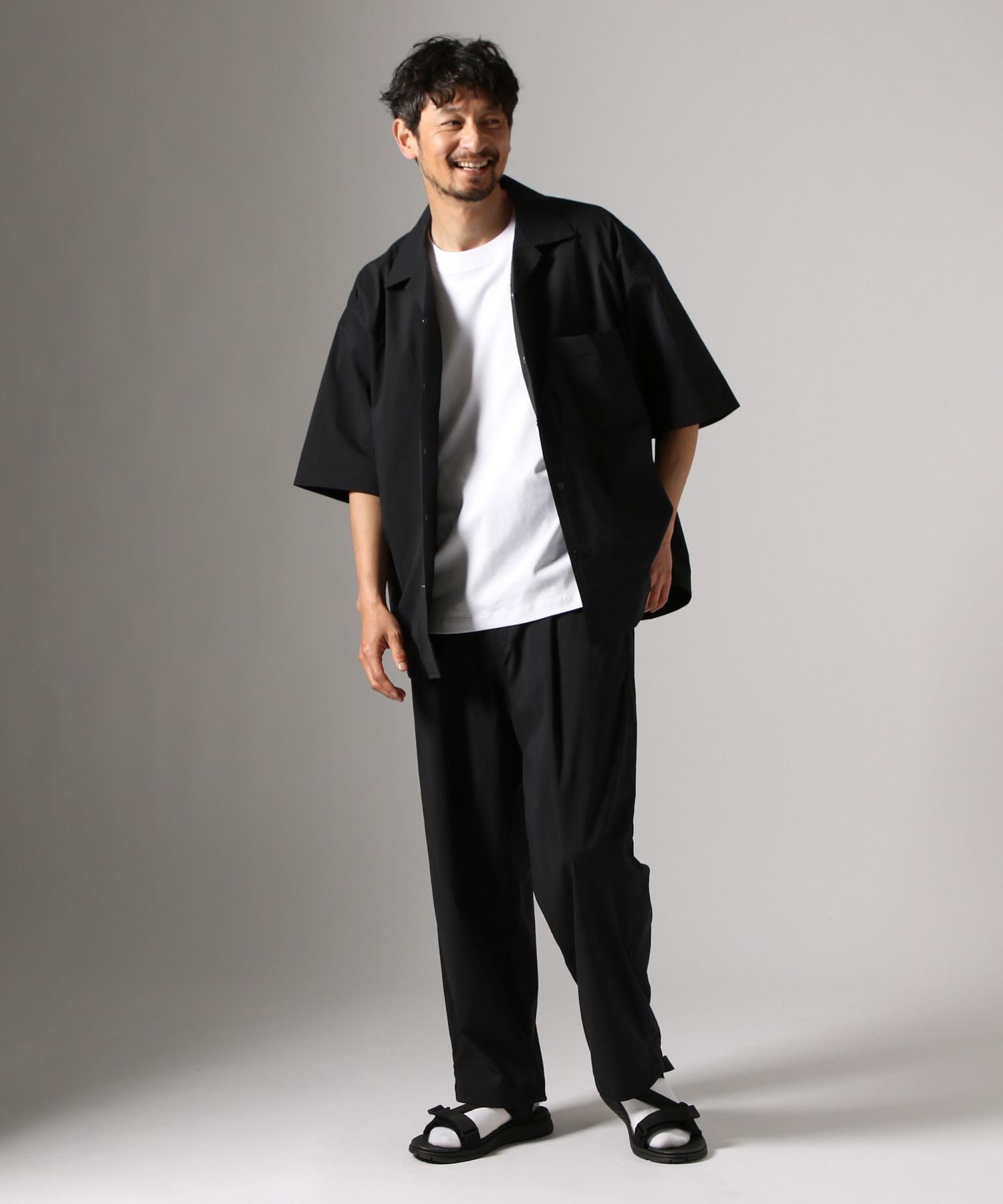 ジャストサイズTEE ベイフロー トップス カットソー・Tシャツ ホワイト ブラック