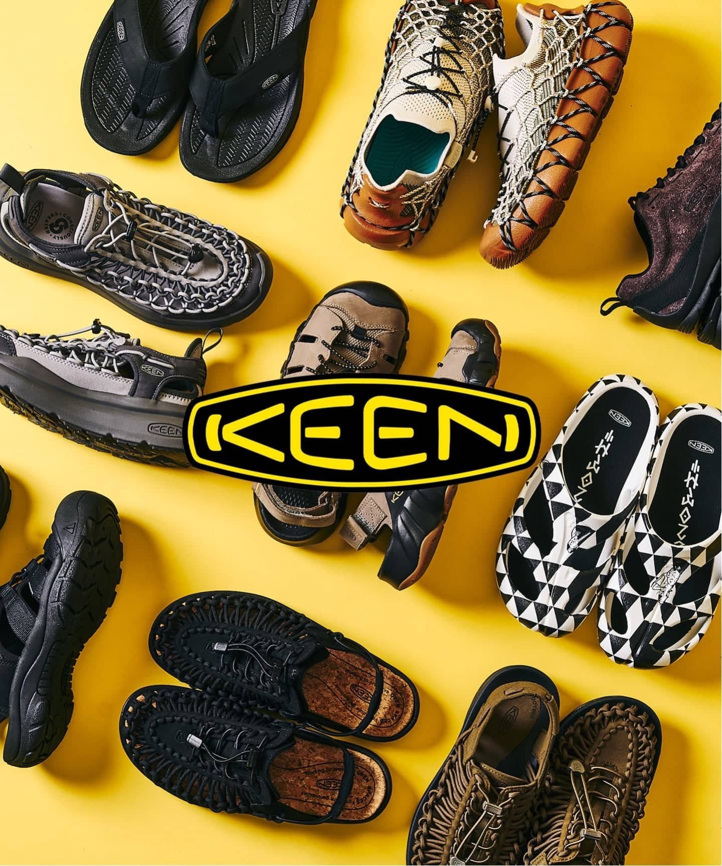 417 EDIFICE KEEN / キーン CLEARWATER CNX フォーワンセブン エディフィス シューズ・靴 サンダル ブラック