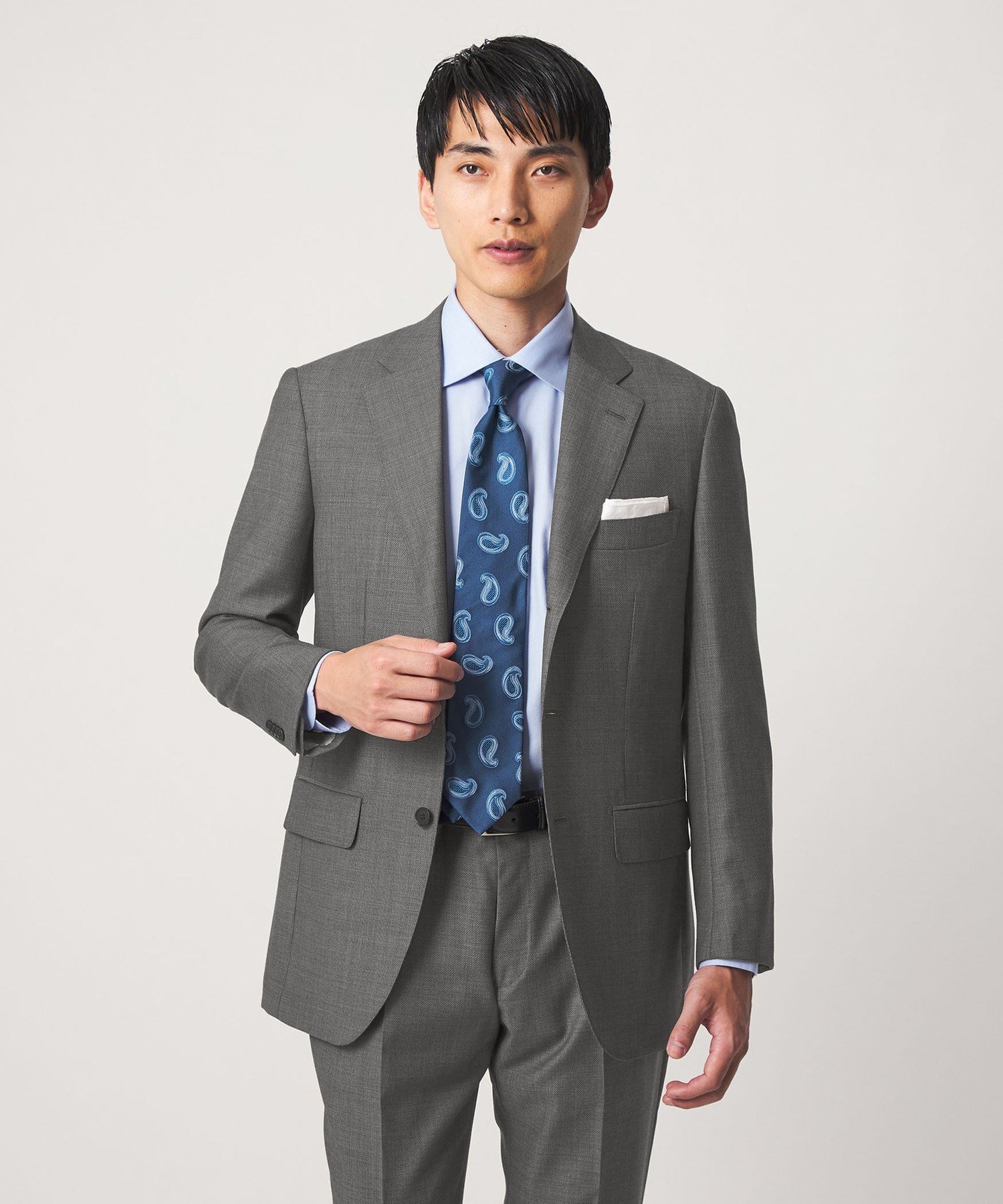 UNITED ARROWS green label relaxing DORMEUIL 3B HXD スーツジャケット ユナイテッドアローズ グリーンレーベルリラクシング スーツ・フォーマル スーツジャケット グレー【送料無料】
