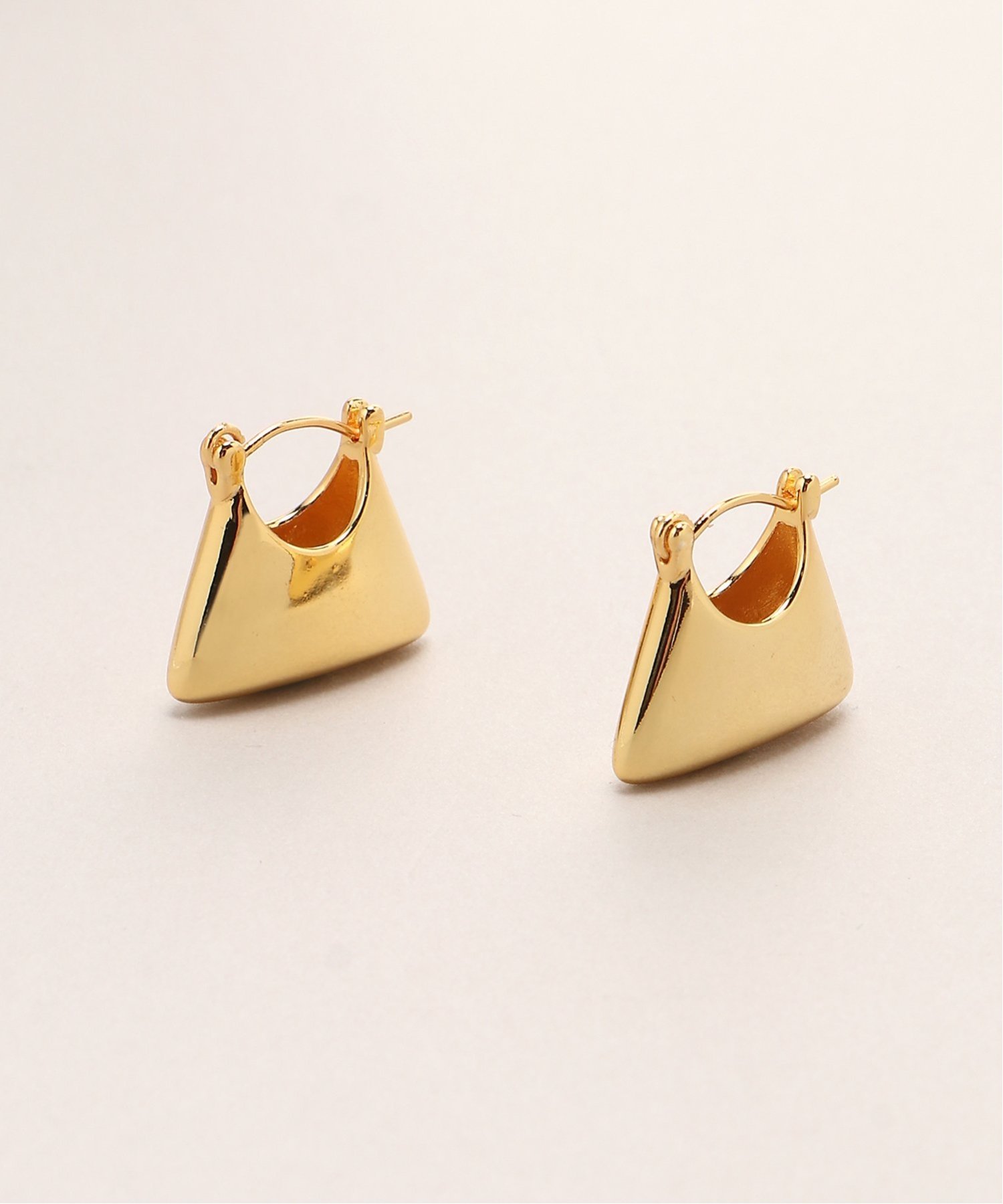 Donnaruma Donnaruma/(W)台形カチッとピアス ドンナルンマ アクセサリー・腕時計 ピアス ゴールド シルバー