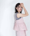 【SALE/30%OFF】NATURAL BEAUTY BASIC クロップドキャミソール ナチュラルビューティベーシック トップス シャツ・ブラウス ピンク グレー【送料無料】(4)