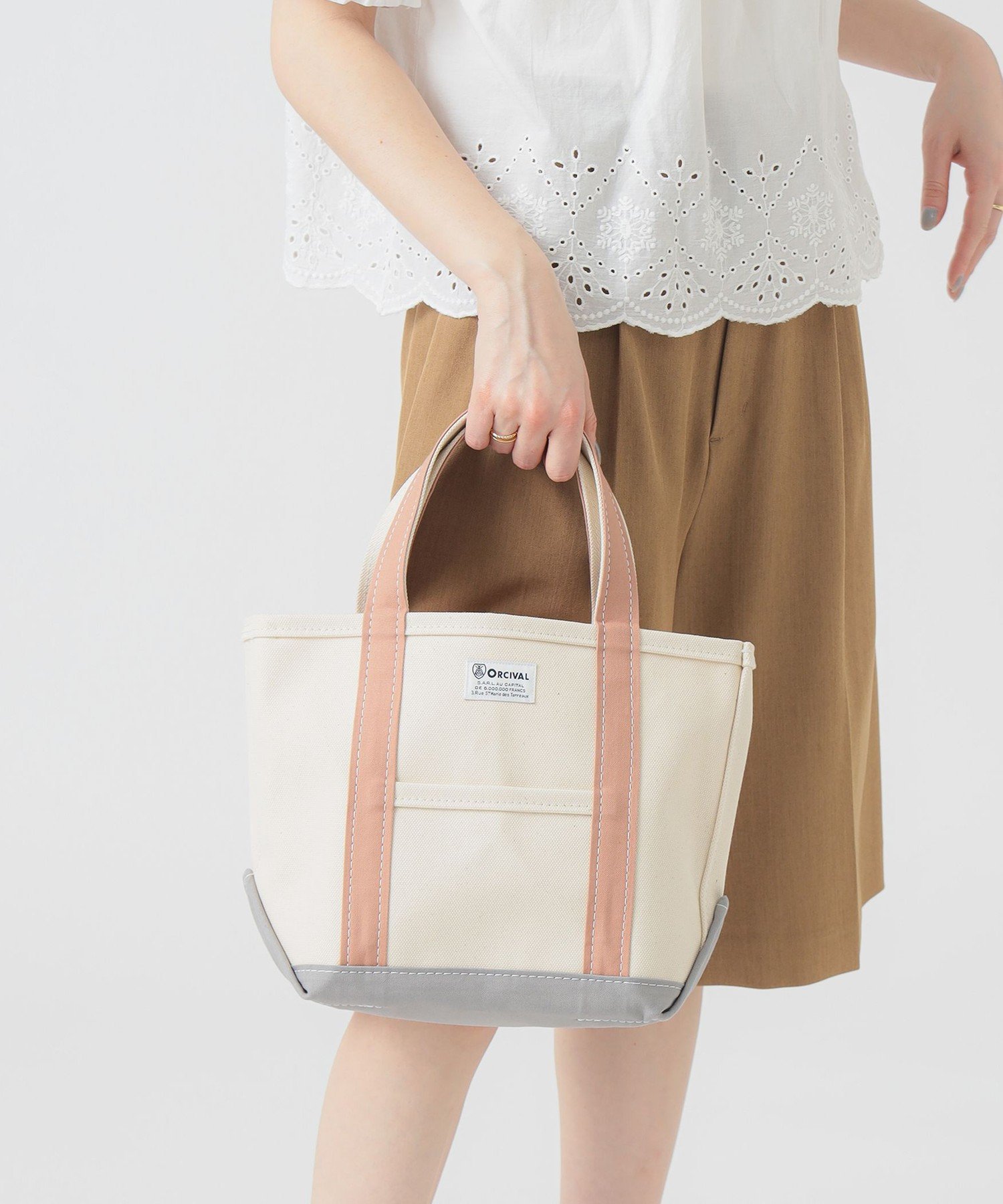 B:MING by BEAMS ORCIVAL / Tote Bag Small 25SS おでかけ トートバッグ ビーミング ライフストア バイ ビームス バッグ トートバッグ ピンク【送料無料】のサムネイル