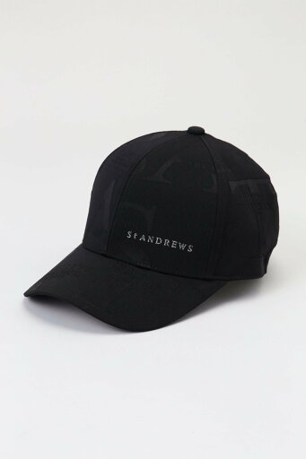 St ANDREWS コンセプト柄ジャガードキャップ (UNISEX) セントアンドリュース 帽子 その他の帽子 ホワイト ブラック【送料無料】 St ANDREWS コンセプト柄ジャガードキャップ (UNISEX) セントアンドリュース 帽子 その他の帽子 ホワイト ブラック【送料無料】