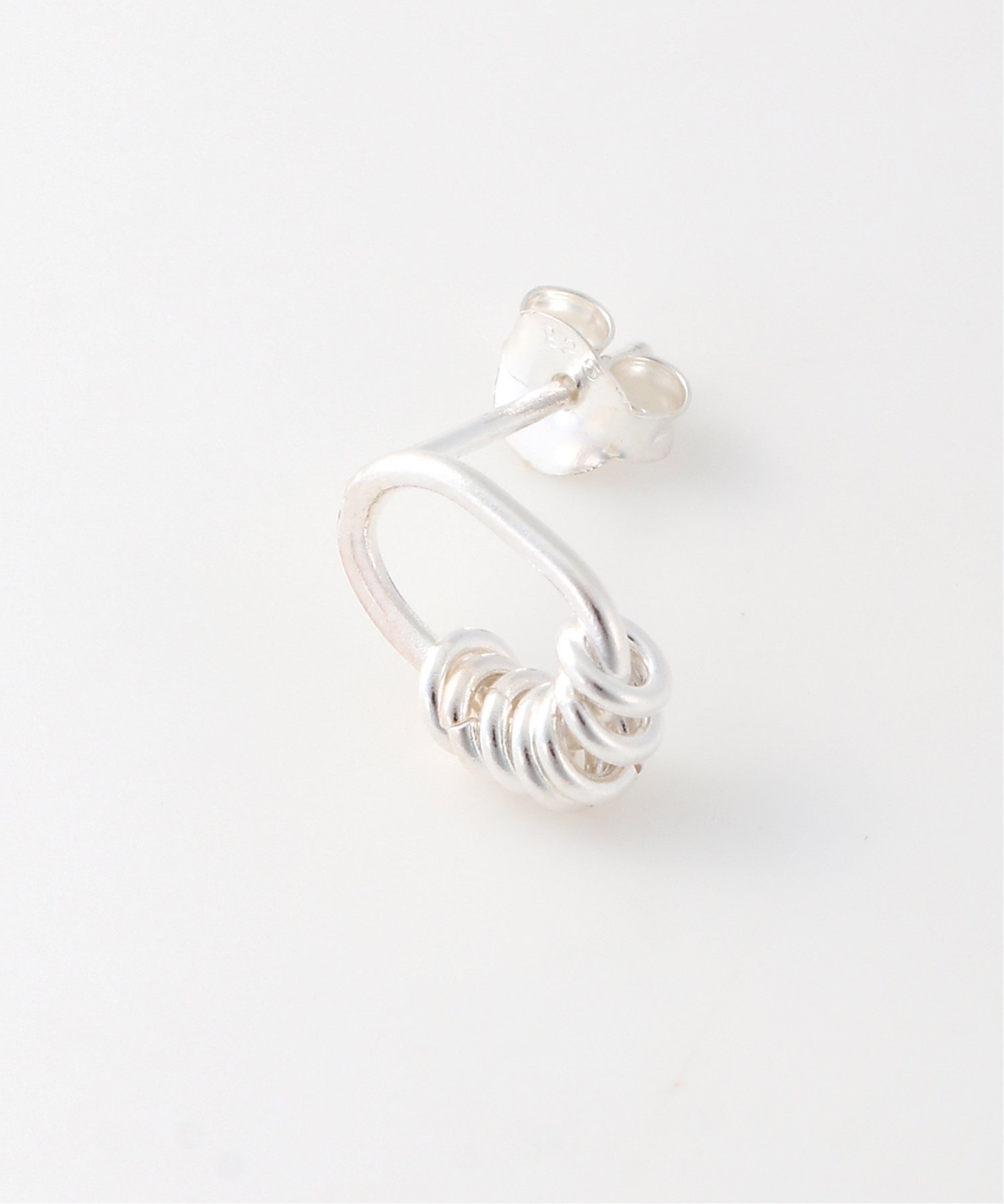 SCALABLANCHE SCALABLANCHE/(W)オーバルリングスピアス(SV925) スカラ アクセサリー・腕時計 ピアス シルバー