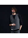 【SALE/40%OFF】5351POUR LES HOMMES 【セットアップ対応】ピンチェックジレ ゴーサンゴーイチプールオム トップス ベスト・ジレ グレー【送料無料】(4)