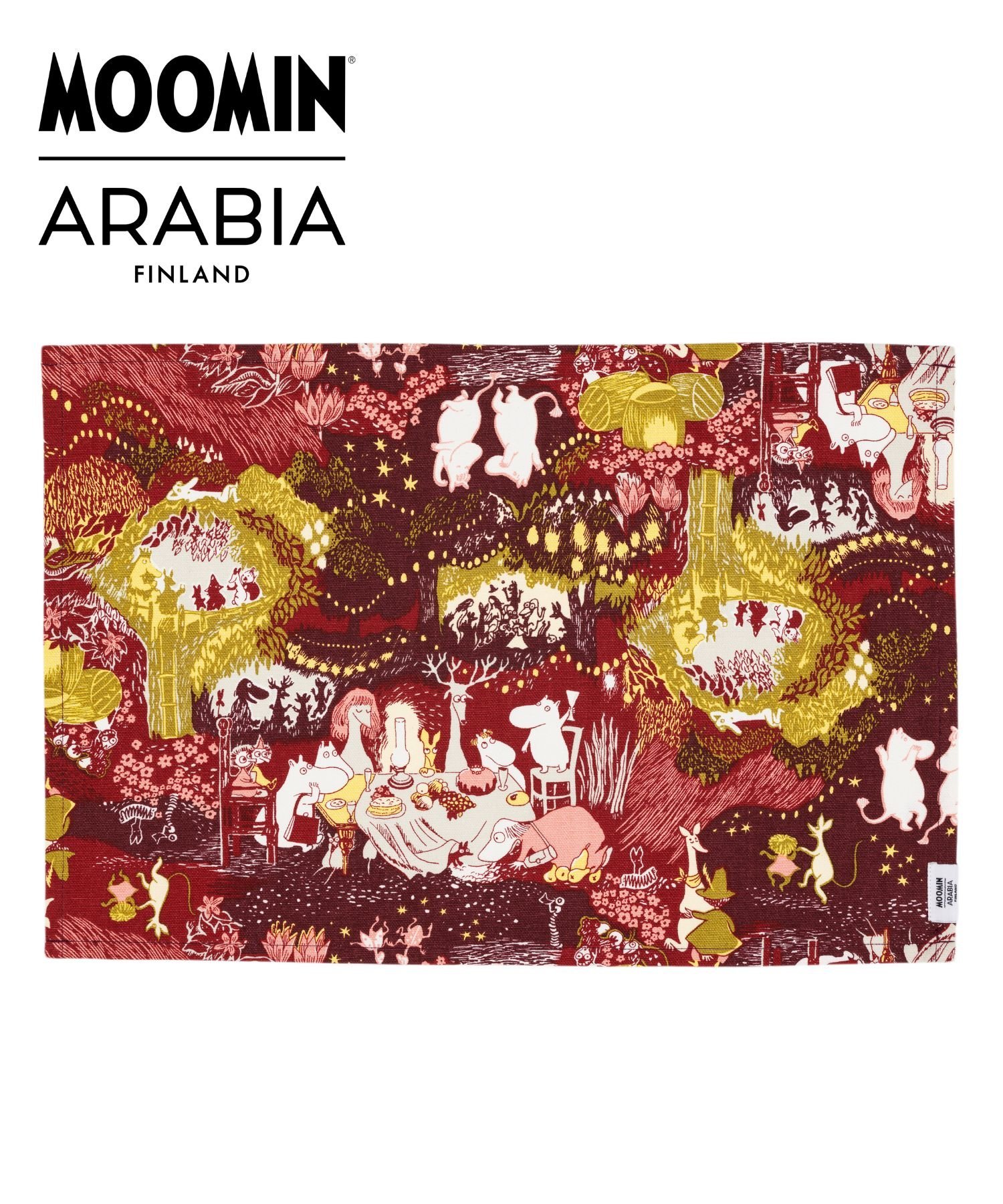 MOOMIN ARABIA [公式] ムーミンアラビア フェスティブ モーメント テーブルマット ムーミンアラビア 食器・調理器具・キッチン用品 ランチョンマット・テーブルクロスのサムネイル