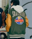 Champion VISION STREET WEAR/(M)PUレザー スタジャン ラザル ジャケット・アウター スタジャン・スカジャン グリーン レッド ブラック ブルー