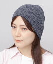 A.M.S. ニット帽 メンズ レディース ビーニー ニットキャップ 無地 シンプル コットン エー.エム.エス. 帽子 ニット帽・ビーニー ネイビー ホワイト...