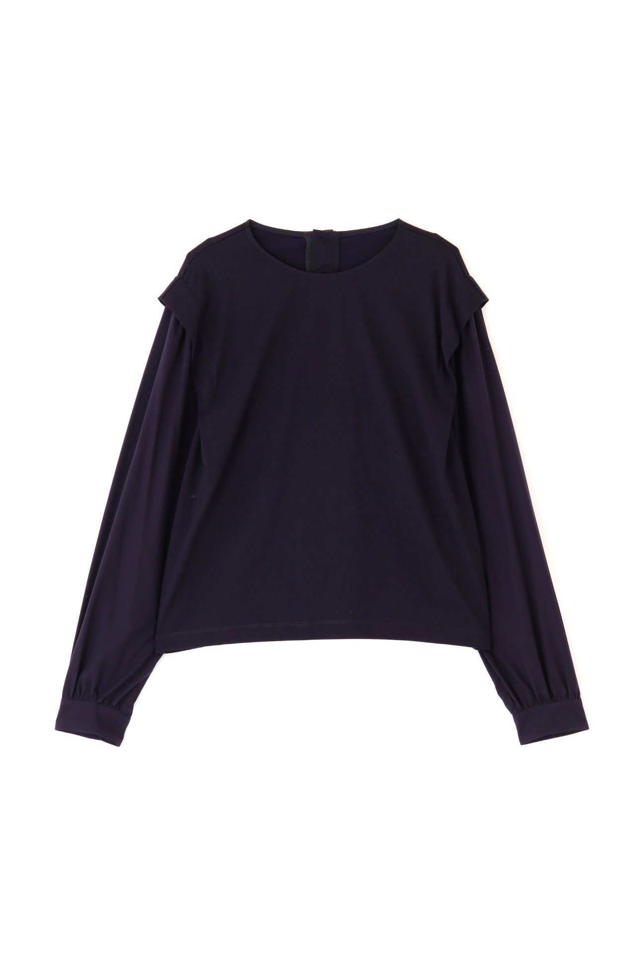 human woman ◆布帛ドッキングプレーティングジャージープルオーバー ヒューマン ウーマン トップス カットソー・Tシャツ グレー ネイビー