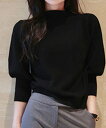 【SALE/20%OFF】aimoha - select - aimoha -select-/モックネックニット アイモハ トップス ニット ブラック ホワイト...